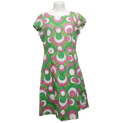 Kleid (Grün, Pink, Weiß, Mehrfarbig) von Cissi och Selma Baumwolle, Elasthan, Polyester