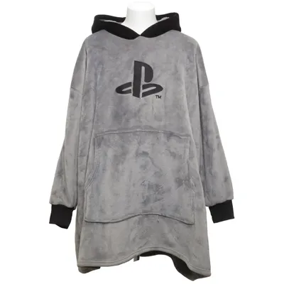 Hoodie (Gray, Black) from Playstation Elastane, Polyester