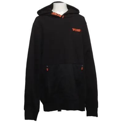 Kapuzenpullover (Schwarz) von Woxo 720° Baumwolle, Polyester