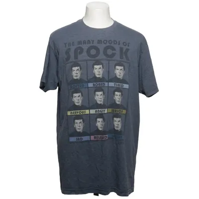 T-shirt (Blauw) van Star Trek Katoen, Polyester