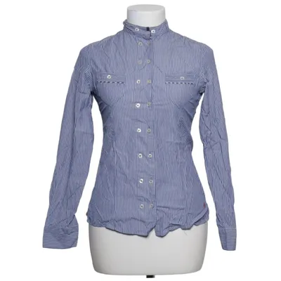 Shirt (Blauw, Wit) van Cottonfield Katoen