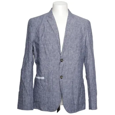 Blazer (Blue) from Selected Homme Cotton, Linen, Polyester