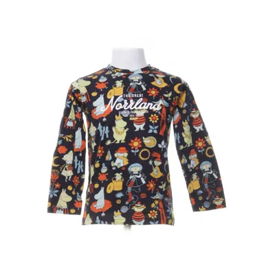 Langærmet t-shirt (Sort, Flerfarvet) fra Sqrtn Company Økologisk bomuld, Genanvendt polyester