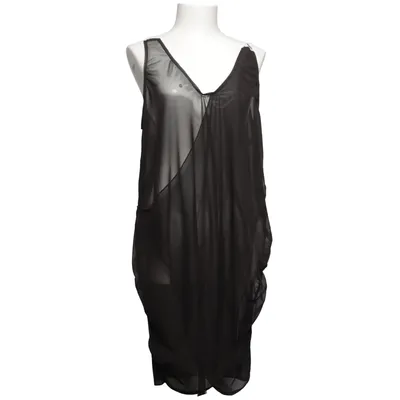 Robe de plage (Noir, Blanc) Élasthane, Polyester