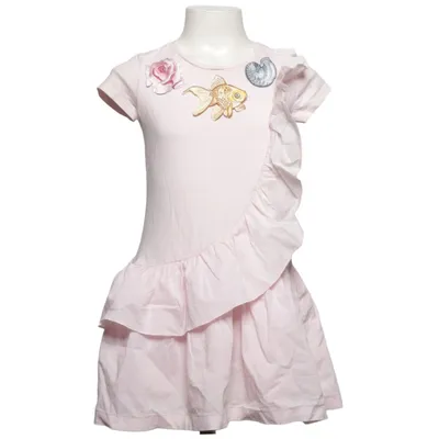 Robe (Rose) de Monnalisa Coton, Élasthane, Polyamide