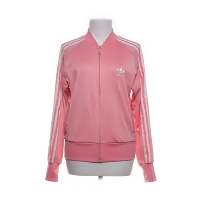 Träningsjacka (Rosa, Vit) från Adidas Nylon, Polyester