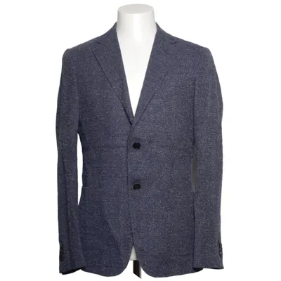 Blazer (Blå, Grå) fra Z Zegna Bomuld, Cupro, Linned, Polyamid, Silke, Uld