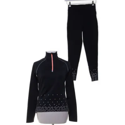 Sportssæt (Sort, Grå) fra SOC Elastan, Polyester