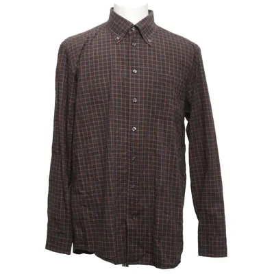 Chemise en flanelle (Gris, Marron) de Larusso Coton