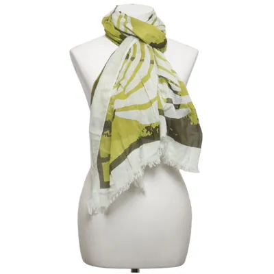 Shawl (Green, White) from Marc O'Polo
