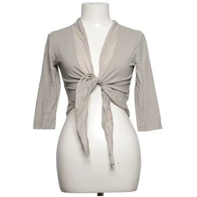 Wrap cardigan (Beige) from European Culture Cotton, Elastane