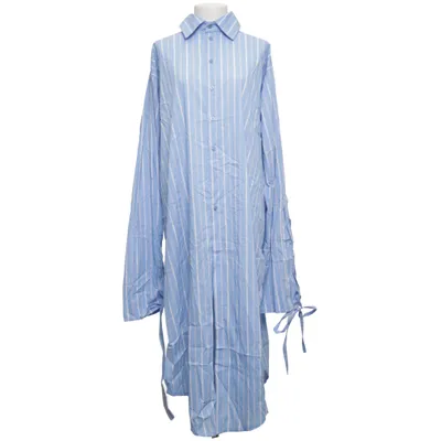 Shirt dress (Blue, White) from Dánte Cotton