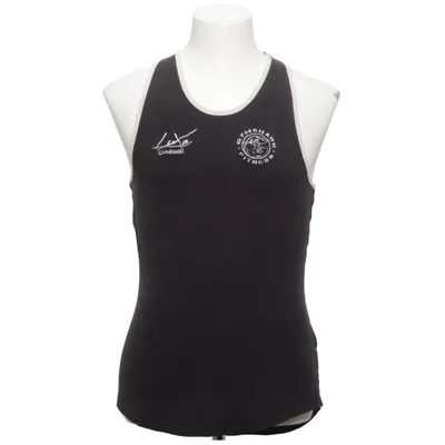 Débardeur de sport (Noir) de Gymshark Coton, Élasthane