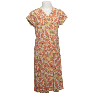 Jurk (Oranje, Geel, Wit, Meerkleurig) van Petit Louie Elastaan, Viscose