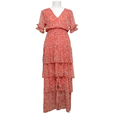 Långklänning (Röd, Vit) från Goa Polyester, Viskos