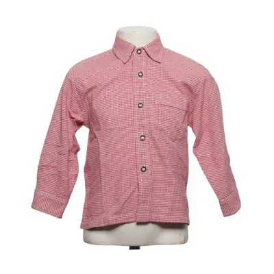 Shirt (Rood, Wit) van Isar-Trachten Katoen