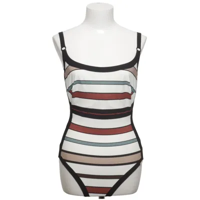 Swimsuit (Black, White, Multicolored) from Maryan Mehlhorn Elastane, Polyamide