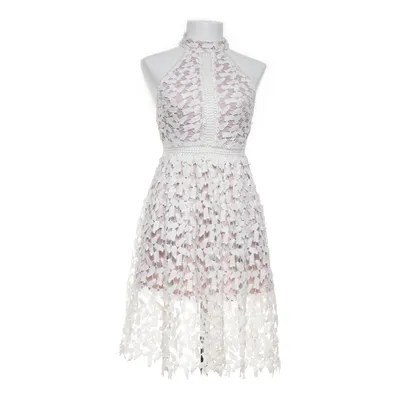 Dress (White, Pink) from Love Triangle Polyester