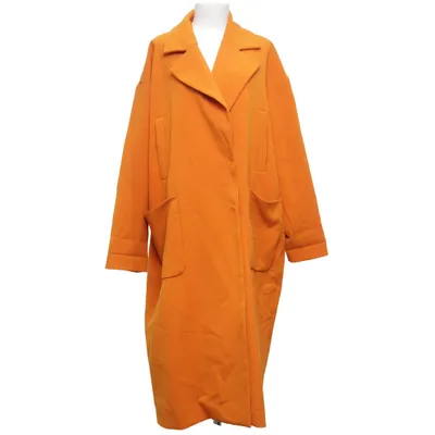 Coat (Orange) from Monki Viscose, Elastane, Polyester