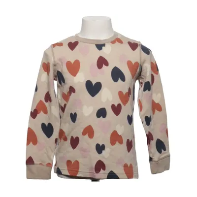 Långärmad t-shirt (Beige, Flerfärgad) från Polarn O. Pyret Bomull, Merinoull, Polyamid
