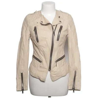 Bikerjacka (Beige) från Jofama by Marie Serneholt Skinn, Polyester
