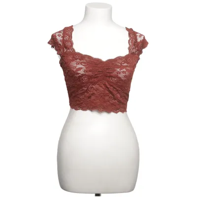 Crop top (Brun) från Garage Elastan, Polyamid, Polyester