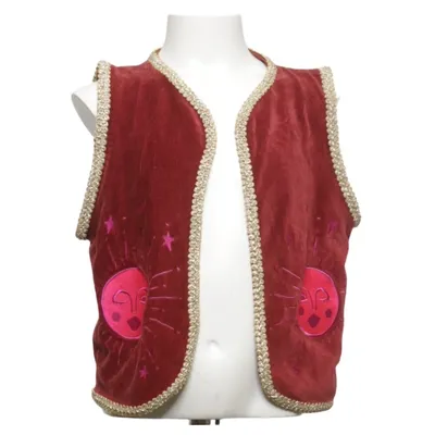 Vest (Rød) fra Ammehoela Økologisk bomuld, Polyester