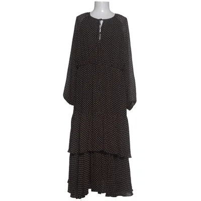 Långklänning (Svart, Brun) från Line of Oslo Elastan, Polyester