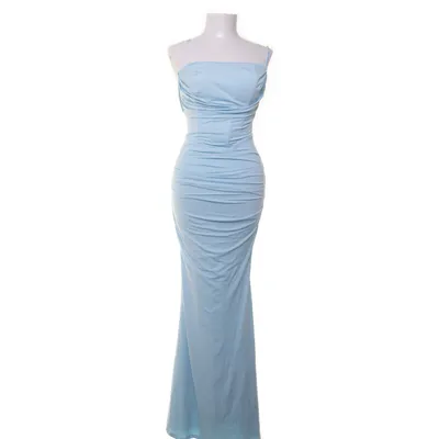 Aftonklänning (Blå) från Marthea Elastan, Polyester