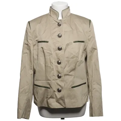 Blazer (Beige) from Mothwurf Cotton, Linen, Metallic fiber, Polyamide