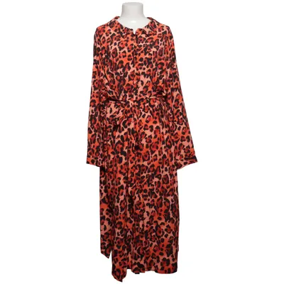 Skjortekjole (Orange, Sort) fra Evans Polyester