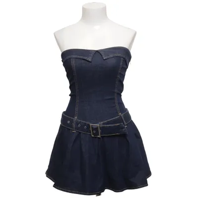 Denim dress (Blue) from Bershka Cotton, Elastane