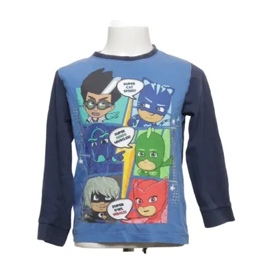 T-shirt à manches longues (Bleu, Multicolore) de PJ Masks Coton
