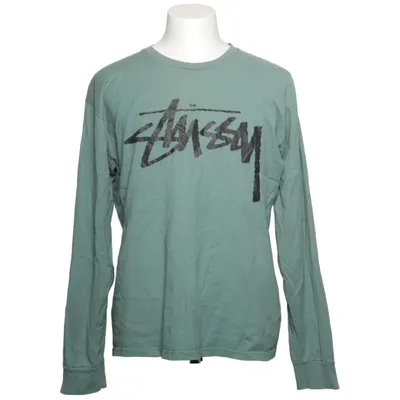 T-shirt à manches longues (Vert) de Stüssy Coton