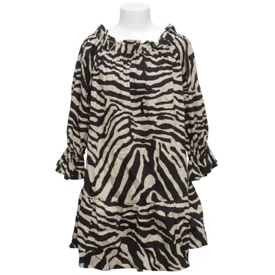 Dress (Black, Beige) from H&M Cotton