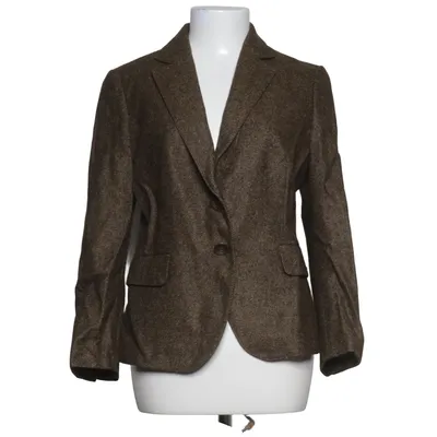 Kavaj (Brun) från Turnover Acetat, Bomull, Kupro, Ull