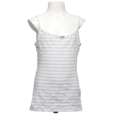 Tank­top (Blau, Weiß) von Sanetta Baumwolle, Elasthan
