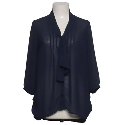 Knytblus (Blå) från Forever 21 Polyester