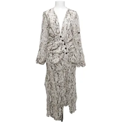 Robe longue (Beige, Marron) de Zara Woman Viscose