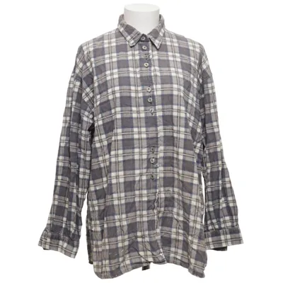 Flannel shirt (Gray, Beige) from Colours Of The World Cotton