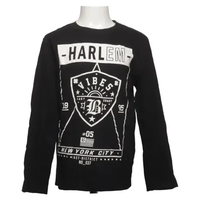 Langarmshirt (Schwarz, Weiß) von Rebel by Primark Baumwolle