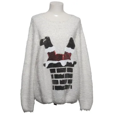 Julesweater (Hvid) fra Love Knitwear Akryl, Polyester