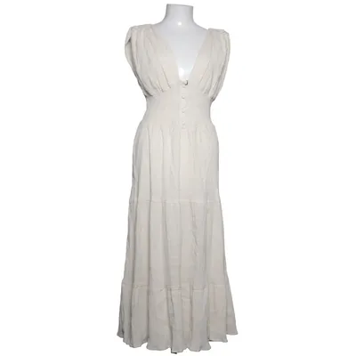 Maxi dress (Beige) from ASOS Cotton, Linen