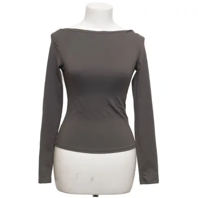 Lange mouwen shirt (Grijs) van ASOS Design Elastaan, Polyamide