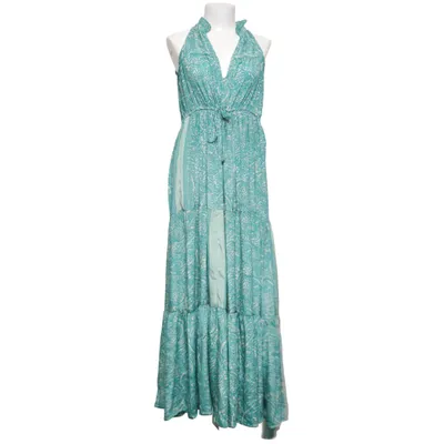 Maxi dress (Turquoise, White) from Gold & Silver Polyester
