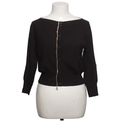 Cardigan (Noir) de Caractère Polyamide, Viscose