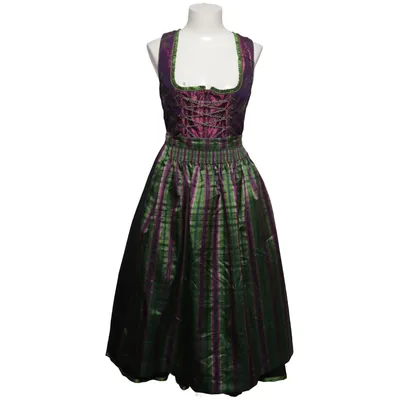 Dirndl (Lilla, Grøn, Sort) fra Turi Landhaus Bomuld, Polyamid, Polyester