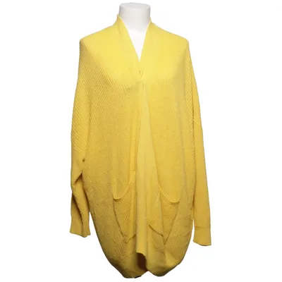 Cardigan (Gul) fra Plus Size Akryl, Polyamid