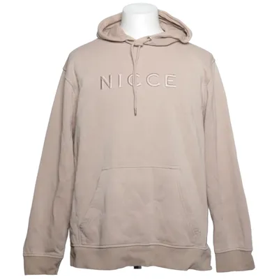 Hoodie (Beige) from Nicce Cotton, Polyester