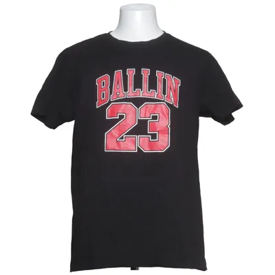 T-shirt (Zwart, Rood) van Mister Tee Katoen